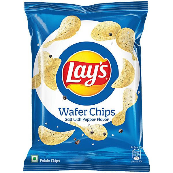 Lays Wafer chips Salt With Pepper Flavor 22g